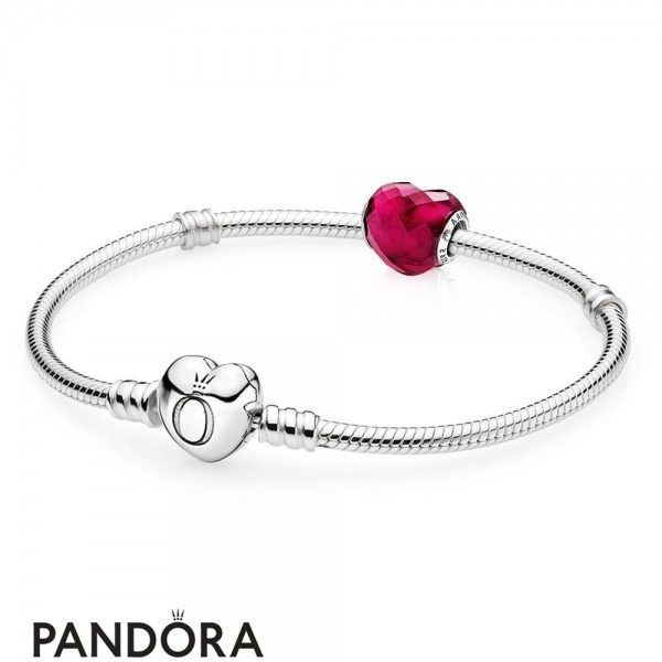 Women's Pandora Jewellery Shape Of Love Bracelet Gift Set