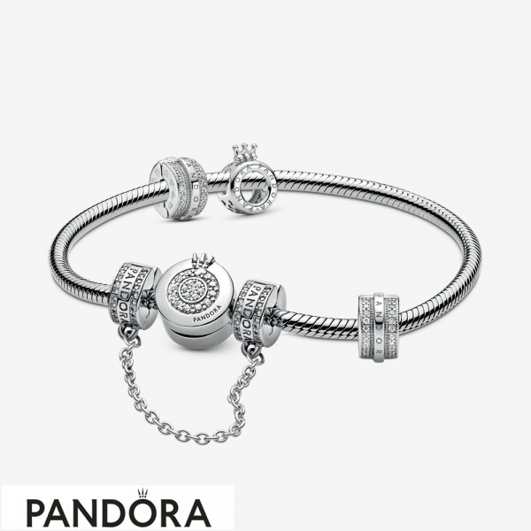 Pandora Jewellery Signature Bracelet & Charms Set