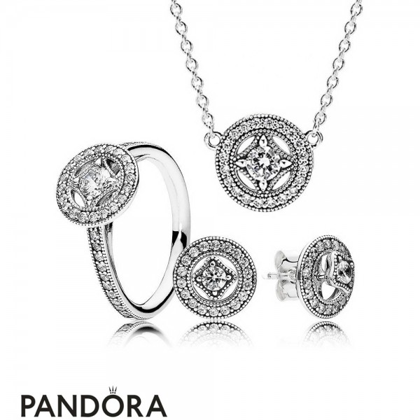 Women's Pandora Jewellery Vintage Allure Gift Set