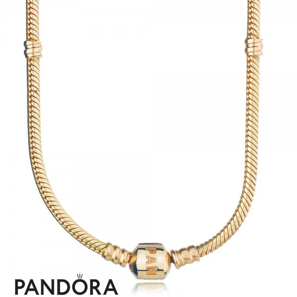 Pandora Jewellery Chains 14K Gold Charm Necklace