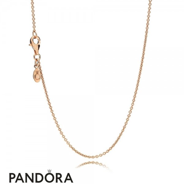Pandora Jewellery Chains Necklace Chain Sterling Silver 14K Rose Gold