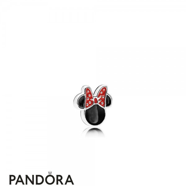 Pandora Jewellery Lockets Disney Minnie Icon Petite Charm Red Black Enamel