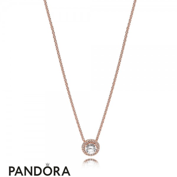Pandora Jewellery Rose Classic Elegance Necklace Pandora Jewellery Rose