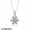 Women's Pandora Jewellery Sparkling Snowflake Necklace Set