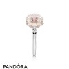 Pandora Jewellery Rings Blooming Dahlia Ring Cream Enamel Blush Pink