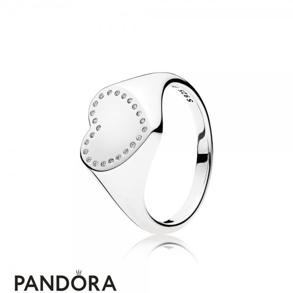 Pandora Jewellery Rings Heart Signet Ring