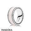 Pandora Jewellery Rings Hearts Of Pandora Jewellery Ring Soft Pink Enamel