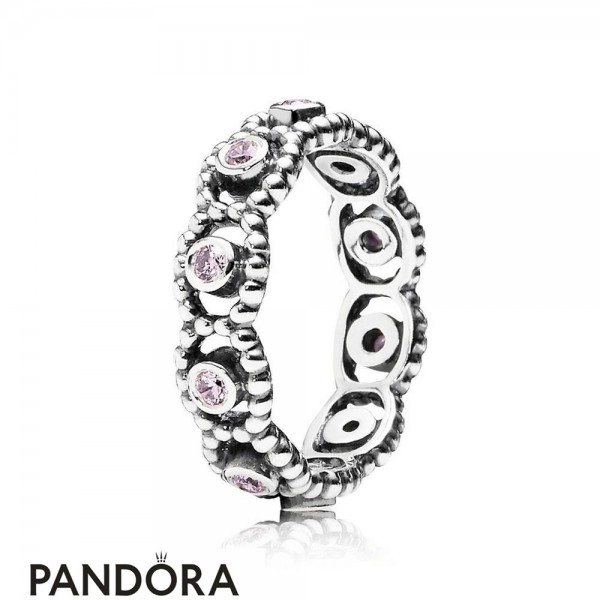 Pandora Jewellery Rings Her Majesty Ring Pink Cz