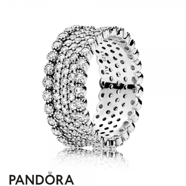 Pandora Jewellery Rings Lavish Sparkle 925 Silver Circle Ring