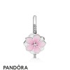 Pandora Jewellery Rings Magnolia Bloom Ring Pale Cerise Enamel Pink Cz
