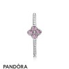 Pandora Jewellery Rings Oriental Blossom Ring Pink Cz