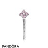 Pandora Jewellery Rings Oriental Blossom Ring Pink Cz