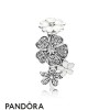 Pandora Jewellery Rings Shimmering Bouquet Ring White Enamel