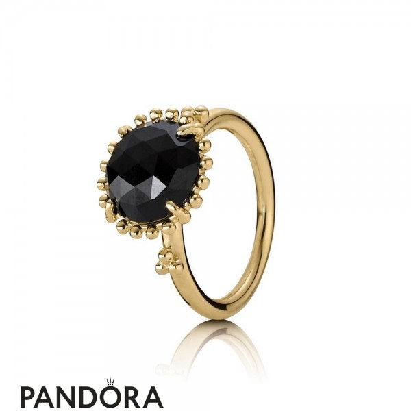 Pandora Jewellery Rings Shining Star Ring Black Spinel
